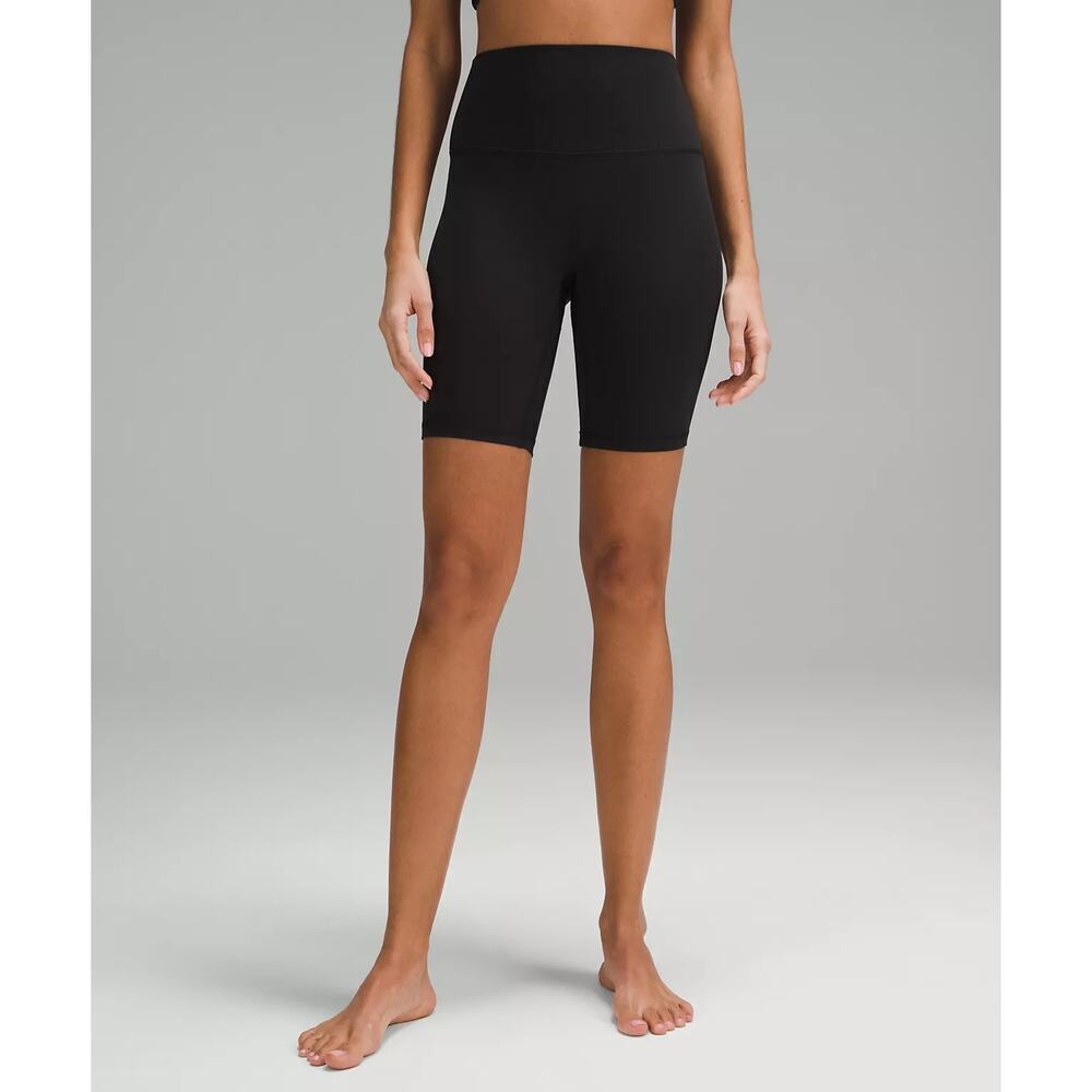 Lululemon Align Super High Rise Short Black Size 4 Biker